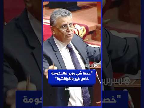 بعد استعمال النواب بكثرة للعبارة.. وهبي: خصنا شي وزير يتكلف غير بالفراقشية