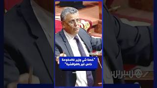 بعد استعمال النواب بكثرة للعبارة.. وهبي: خصنا شي وزير يتكلف غير بالفراقشية thumbnail