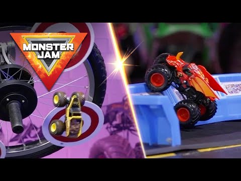 High-Flying and Far Out Monster Jam Stunts | Monster Jam | Toys for Kids
