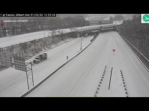 ODOT plow escorts ambulance to Cincinnati Children's Hospital during winter storm