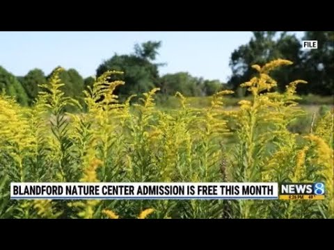 Blandford Nature Center admission is free this month