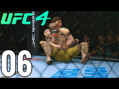 UFC 4 Welterweight Career Mode Walkthrough Part 6 - UFC DEBUT!