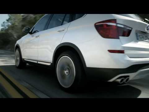 The new BMW X3 on the road