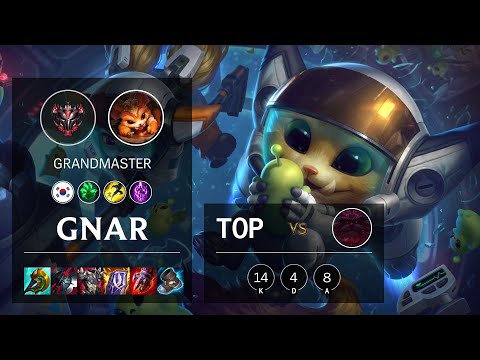 Gnar Top vs Ornn - KR Grandmaster Patch 11.17