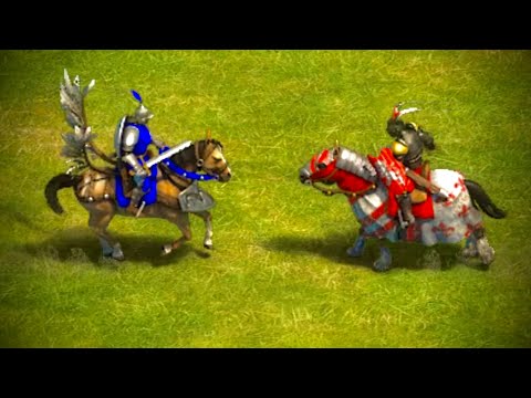 How Many Hussars Do You Need to Kill a Teutons Paladin? | AoE II: Definitive Edition