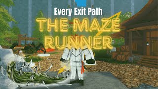 Every Exit Path, The Maze Runner Roblox