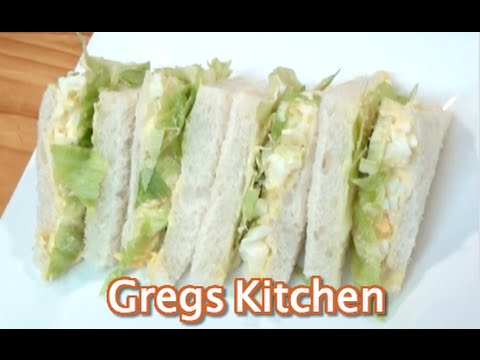 EGG AND LETTUCE SANDWICH - EGG SALAD How To - Greg's Kitchen