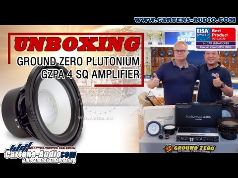 [UNBOXING] The Ground Zero Plutonium Amplifier | EISA INCAR SUBWOOFER AWARD 2019-2020 #CartensReview