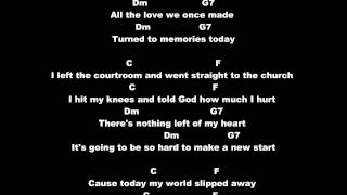 Today My World Slipped Away   Vern Gosdin