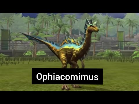 Max Level 40 Ophiacomimus (Jurassic World The Game)