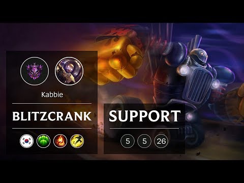 Blitzcrank Support vs Soraka - KR Master Patch 9.2