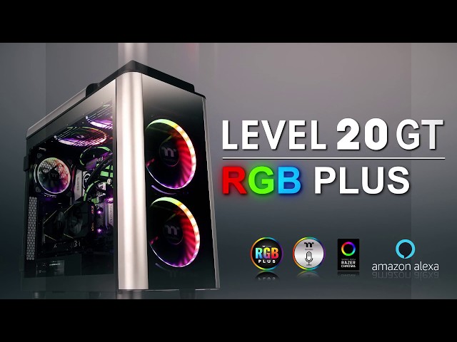 Thermaltake Level 20 GT RGB Plus edition USB 3.0 Cristal Templado video