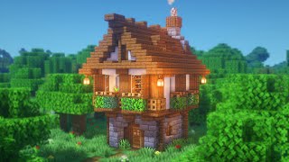 Minecraft: How to Build a Medieval Starter House | Simple House Tutorial