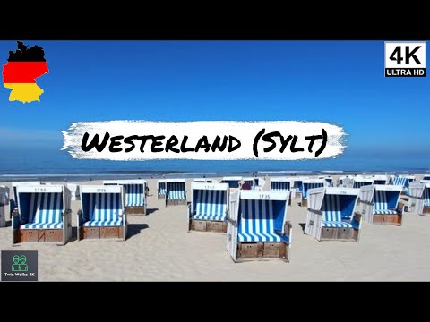 🇩🇪 WESTERLAND | SYLT | ALEMANHA | 4K | Um passeio a pé pela ilha mais exclusiva da Alemanha