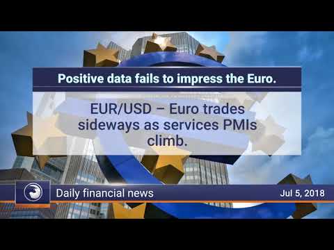 Daily Market Review, July 5th 2018: Positive data fails to impress Euro