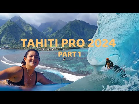 My Journey Surfing Teahupo'o | TAHITI PRO 2024 | Brisa Hennessy (Part 1)