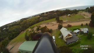 preview picture of video 'My Paprika RC Glider in Metung Victoria with DRIFT HD170 camera.'