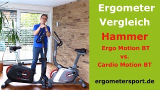 Ergometer Vergleich: Hammer Cardio Motion BT vs. Ergo Motion BT #ergometertest