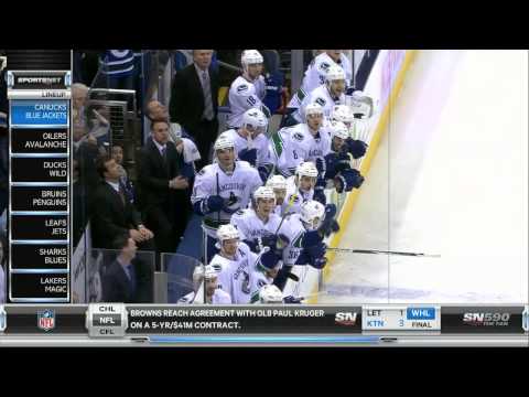 Canucks/Blue Jackets 03/12/13 [HD]
