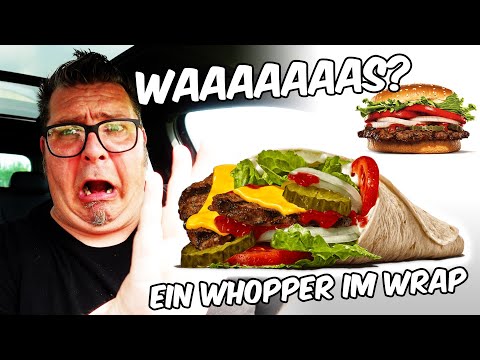 DAS SOLL EIN WHOPPER SEIN? BURGER KING'S Whopper Wrap im TEST!