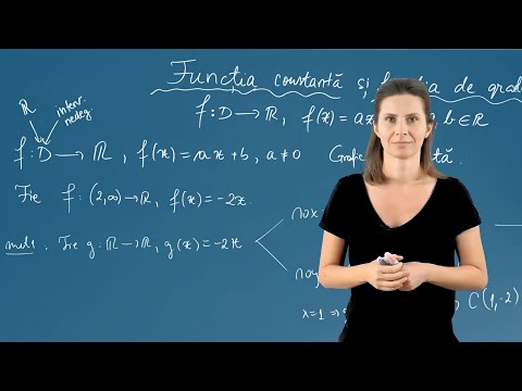 Funcția de gradul I definită pe intervale – reprezentare grafică video – Clasa a VIII-a