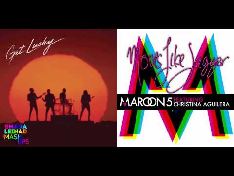 Daft Punk ft. Pharrell vs. Maroon 5 ft. Christina Aguilera - Get Lucky Like Jagger
