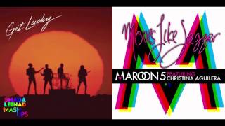 Daft Punk ft. Pharrell vs. Maroon 5 ft. Christina Aguilera - Get Lucky Like Jagger