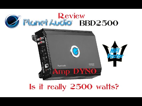 Planet Audio BBD amp BBD2500 review amp dyno SMD AD -1 AMM- 1 DL-14 amplifier car audio
