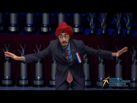 JJ Kapur "Let's Dance" - Original Oratory - Nationals 2017