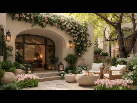 Spring Morning Jazz in the Forest 🌿 Positive Jazz Café with Nature Therapy for Calm, Focus