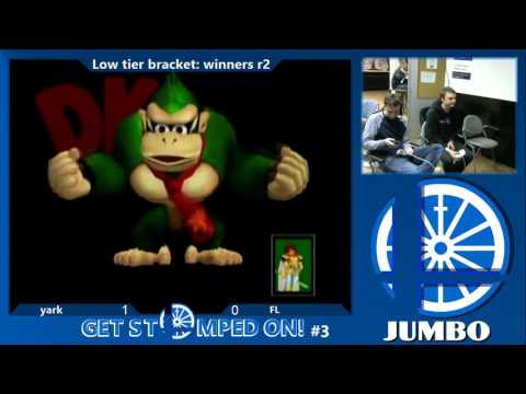 GSO3 Melee - Yark (Donkey Kong) vs S@W | Freekleef (GnW, Roy, Donkey Kong) | LTB (W) Semi's