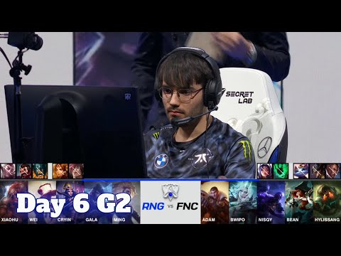 FNC vs RNG | Day 6 Group C S11 LoL Worlds 2021 | Royal Never Give Up vs Fnatic - Groups full game