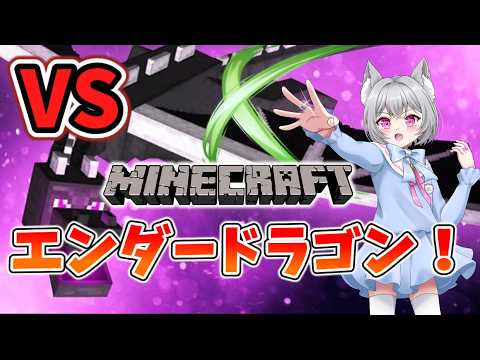 【マイクラ星の翼鯖】ぱん人、仲間たちとエンダードラゴンを討伐する!【ぱんつくっていく!】