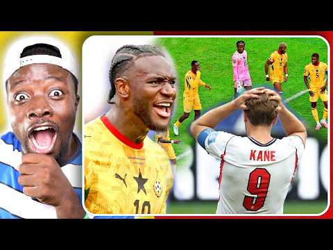 Ghana Black Stars Vs England; My Reaction