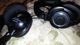 Video thumbnail for Audio Technica M40fs (VS) Audio Technica M50 by Viola Blue