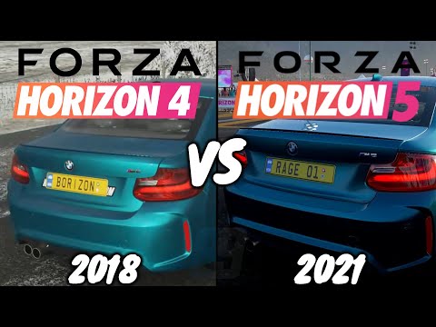 Forza Horizon 4 vs Forza Horizon 5 - Graphics & Sound Comparison