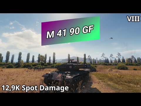 leKpz M 41 90 mm GF (12,9K Spot Damage) | World of Tanks