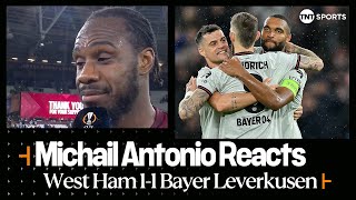 GAVE THEM TOO MUCH RESPECT | Michail Antonio | West Ham 1-1 Bayer Leverkusen | UEFA Europa League