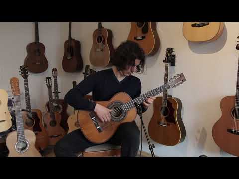 Sentchordi Hermanos ~1880 - an excellent classical guitar made in Spain during Torres' lifetime - video! image 13