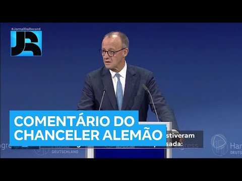 Chanceler alemão diz que jornalistas ficaram 'aliviados' por retornarem à Alemanha após a COP30