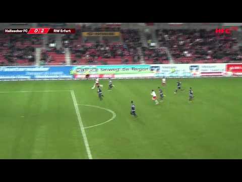 20.ST Spielbericht Hallescher FC - FC Rot-Weiß-Erfurt