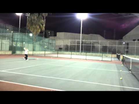 Tamar Yaffe playing tennis