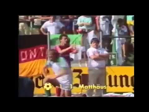 Lothar Matthaus (Bayern Munique) - 22/08/1987 - Homburg 3x2 Bayern Munique - 1 gol