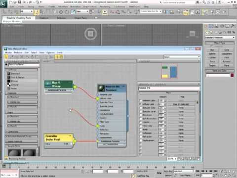 1 Using the slate material editor - 3Ds Max Studio Tutorials