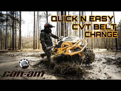 QUICK AND EASY CVT BELT CHANGE FOR CAN AM OUTLANDER AND RENEGADE