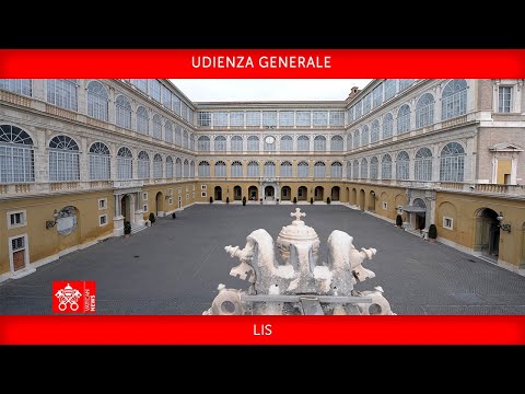 Udienza Generale 12 maggio 2021 (LIS)