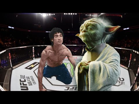 UFC4 Bruce Lee vs Evil Yoda EA Sports UFC 4