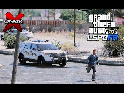 GTA 5 LSPDFR Police Mod | Sandy Shores | Felons Run Stop Signs Too!!