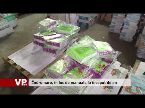 Îndrumare, în loc de manuale la început de an