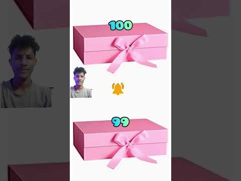 up one or down only one #giftboxchallenge #choosegiftbox3 #shorts